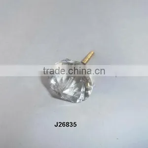 Glass Knob With Screw and Nut Available in All Colours thumbnail-1