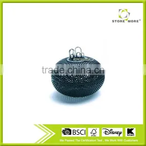 Round Spherical Metal Mesh Desktop Magic Clips Holder thumbnail-1