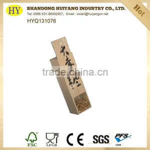 Unfinished Cheap Custom Wholesale Wood Wine Box thumbnail-3