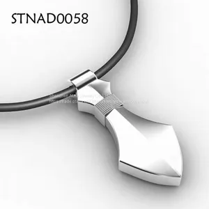 High Polish Plain Cross Stainless Steel Pendant Christian thumbnail-5