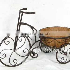Metal With Coconutfibre Plant Holder thumbnail-1