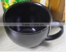 Best Selling V-shape Color Glazed Ceramic Coffee Mug Cup for Drinking thumbnail-3