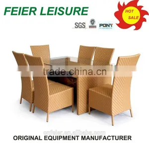 Restaurant Stackable Outdoor Portable Table and Chairs thumbnail-1