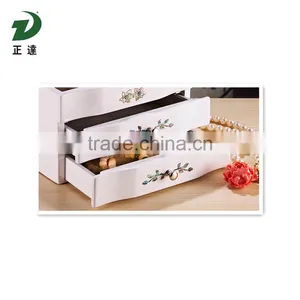 Earring Jewelry Box Storage Organizer (White) thumbnail-1