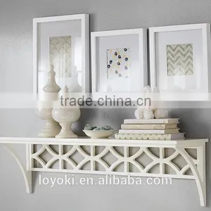 Home Display Hollow Pattern Style Floating Wall Shelf Living Room Wall Decoration thumbnail-1