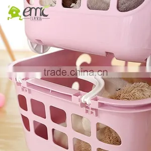 Plastic Storage Container With Wheels and Handles for Sale thumbnail-6