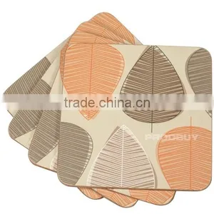Lacquered Wooden Coasters/ Lacquer Coaster Set/ Showy Lacquer Coaster thumbnail-3