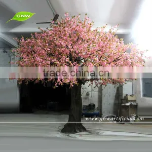 GNW BLS015 Pink Artificial Indoor Cherry Flower Trees Garden Landscaping Wedding Blossom Tree thumbnail-1