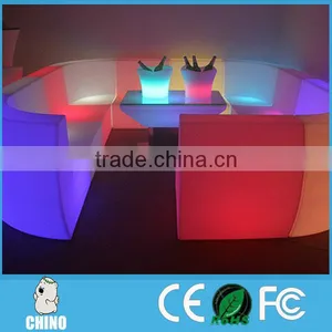 Night Club Party/pub Long Size Led Chair Sofa With RGB Lighting thumbnail-3