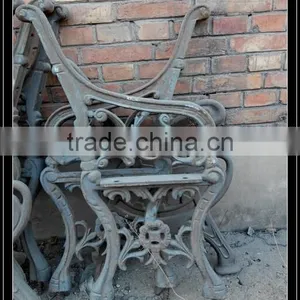 Iron Bench Metal Park Bench Benches for Public Park thumbnail-1