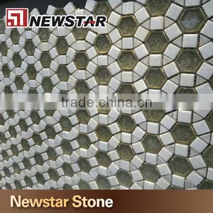 Newstar Natural Marble Mosaic White Carrara Mosaic thumbnail-1