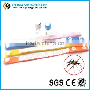 Customer Logo Fluo Silicone Mosquito Repellent Bracelet thumbnail-5