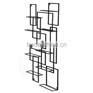 2016 Fasion Wall Mount Bottle Rack 10 Bottles Metal Wine Holder thumbnail-2