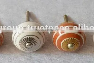 Latest Unique Design Hand Painted Ceramic Dresser Knobs thumbnail-2