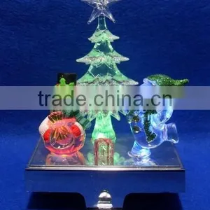 2015 Christmas Double Snowman Stocking Holder With Led thumbnail-5