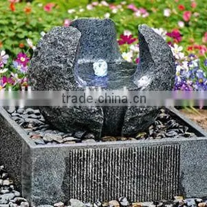 Wholesale Lotus Flower Granite Stone Waterfall Fountain thumbnail-1
