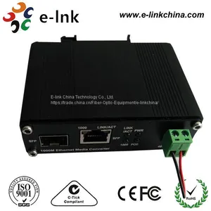 Жёсткий медиаконвертер Ethernet с поддержкой PoE+ от 10/100/1000Base-T до 1000Base-X SFP thumbnail-4
