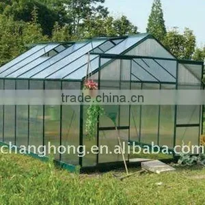 Large Aluminum Greenhouse/four Roof Windows thumbnail-1