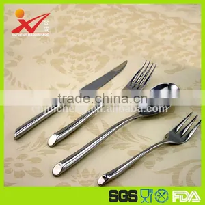 Hollow Handle 304 (18/8) Stainless Steel Spoon and Fork thumbnail-1