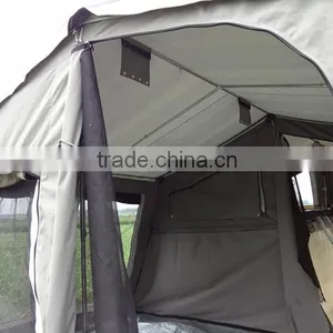 Outdoor Sports 4WD Waterproof Cotton Canvas Fabric Camping Trailer/Car Trailer Tent for Camping thumbnail-2