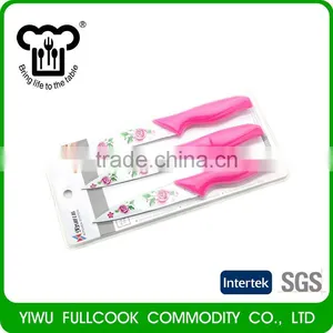 New Coming Different Types Flower No-stick Meat Slicer Kitchen Knife Set thumbnail-1