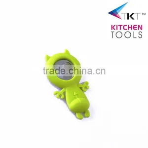 Shark Shaped Cute Silicone With Stainless Steel Bottle Opener thumbnail-2