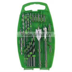 21pcs Fantastic Wood Drill and Masonry Drill Bit Set in Plastic Case thumbnail-1