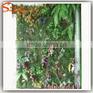 Man-made Artificial Grass Wall Plastic Artificial Plants Wall Customized Artificial Plants Wall thumbnail-1