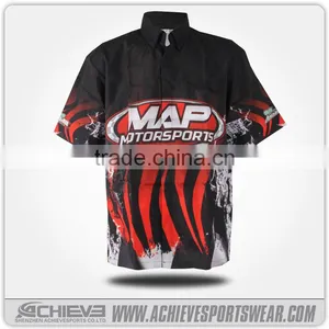 2016 Australia Design Custom Dye Sublimated Race Crew Shirts for Mens thumbnail-4
