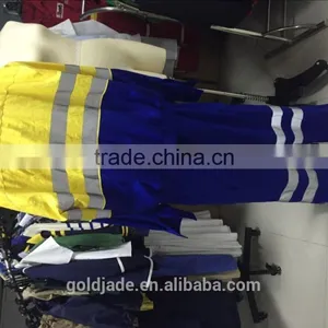 High Quality Men's Reflective Overall Blue Wear Rough Workwear thumbnail-4