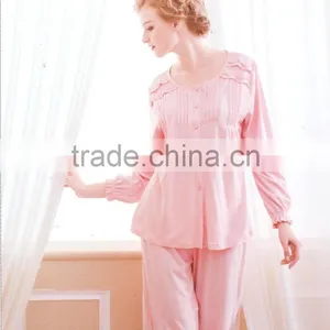 Ladies Thermal Pajamas/ Fancy Nightwear for Woman/design Your Own Pajamas thumbnail-3