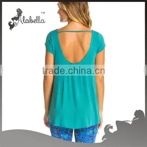 2015 Camo t Shirt for Sale Dry Fit Women Fitness Sports t Shirts thumbnail-2