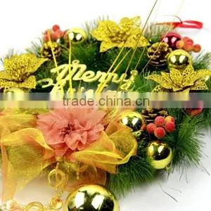 HFR-T339 Artificial Christmas Flowers Christmas Wreath thumbnail-5