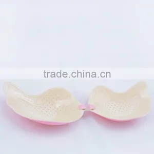 Flesh Color Silicone Sexy Nude Bra for Women thumbnail-2