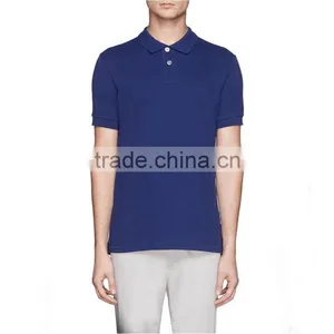 Bulk Blue Men's PK Polo Shirt 60% Cotton 40% Polyester Cheap Uniform Polo Shirts thumbnail-1