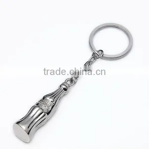Custom Silver Bottle Keychain for Souvenir Gifts thumbnail-1