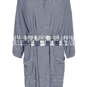 Jersey Stripe Robe Fancy Pajamas thumbnail-1