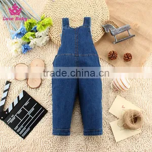 High Qualtiy Kids Clothing Children Denim Overalls Baby Little Bee Fashion Strap Jeans thumbnail-3