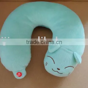 Cute Plain Color u Shape Cartoon Neck Pillow thumbnail-1