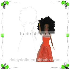China Manufature 11.5 Inch Doll Black Baby Doll thumbnail-3