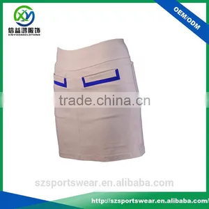 Top Quality Ladies Golf Wear /tailored Fit Golf Skirt With Customized Logo thumbnail-1