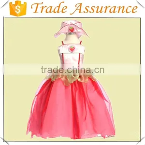 Wholesalers Latest Dress Patterns for Girls Princess Costume With Butterfly Bow in Stock Items Latest Dress thumbnail-1