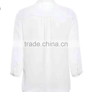 2016 Guangzhou in Latest Chiffon Tops for Women Chiffon Images of Chiffon Tops thumbnail-4