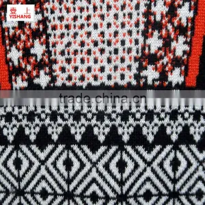 New Style Jacquard Sweater 80%Viscose 20%Polyester Lady Fashion Short Sleeve Sweater in the Autumn thumbnail-3