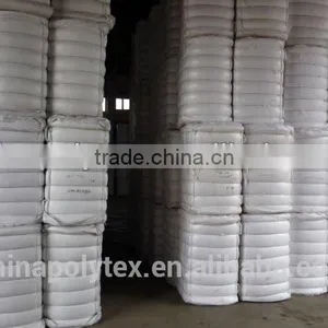 Solid Recycled Polyester Staple Fiber 6Dx64MM for Geotextile thumbnail-2