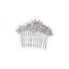 Fashion Rhinestone,crystal Bridal Jewelry Hair Comb With 925 Sterling Silver Plating thumbnail-1