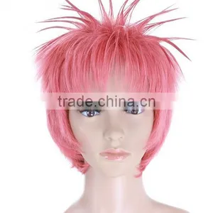 Fashion Cosmetic and Costume Braided Lace Wigs,World Cup 2014 Wigs,Remy Indian Hair Short Lace Wig,Fake Hair Dubaa Fashion thumbnail-1
