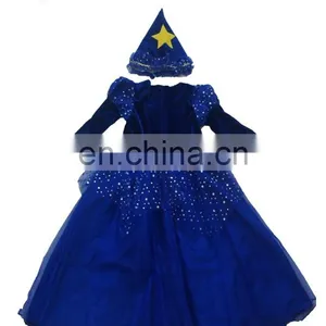 20141283 Sexy Fashion Attractive New Year Costumes Blue Moon Fairy For Girls thumbnail-5