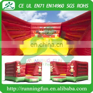 Mini Inflatable Fireman Open Bouncy Castle thumbnail-1