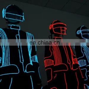 Party Dance Performance Remote Control EL Wire Costume thumbnail-2